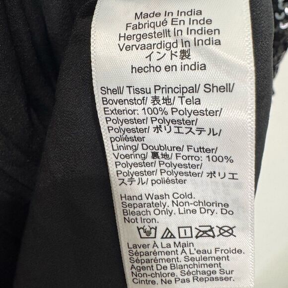 NWT J CREW Collection Sequin midi sheath dress in black - Picture 7 of 10